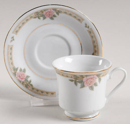 Melody Flat Demitasse Cup & Saucer Set