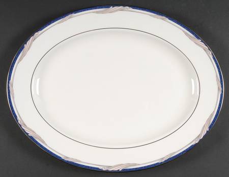 Caitlin 16" Oval Serving Platter