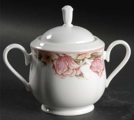 Simply Tulips Sugar Bowl & Lid