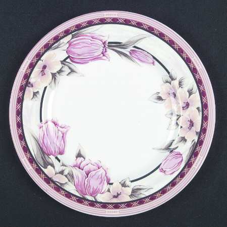 Simply Tulips Verdegris Salad Plate