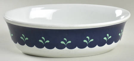Bedazzle Ruby 9" Oval Vegetable Bowl