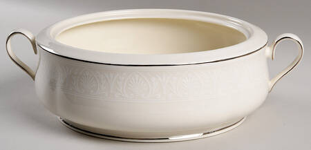 Courtyard Platinum Round Vegetable No Lid by Lenox