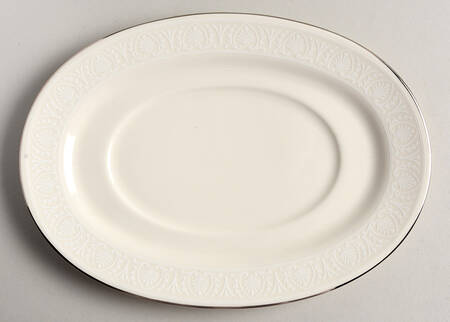 Courtyard Platinum Underplate for Gravy Boat by Lenox