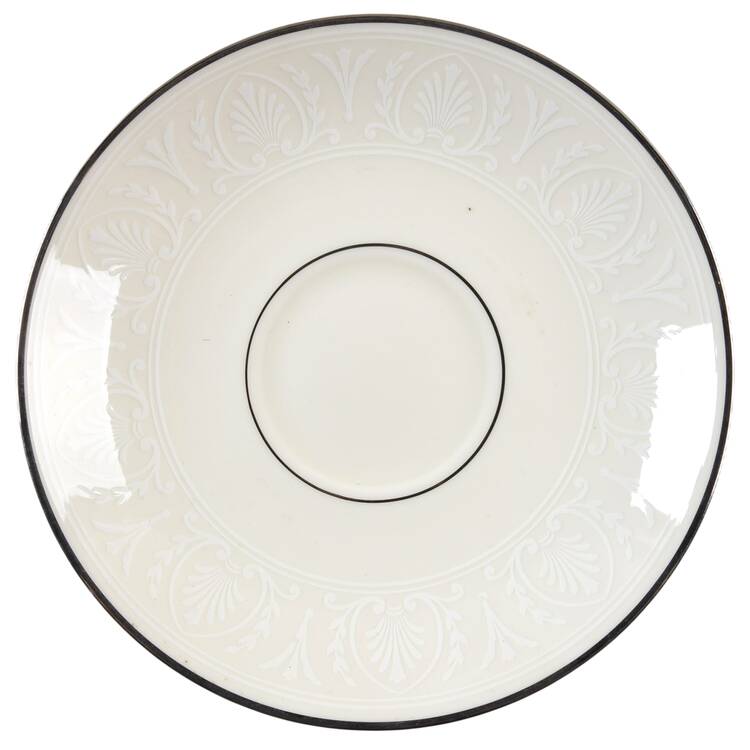 Courtyard Platinum Saucer
