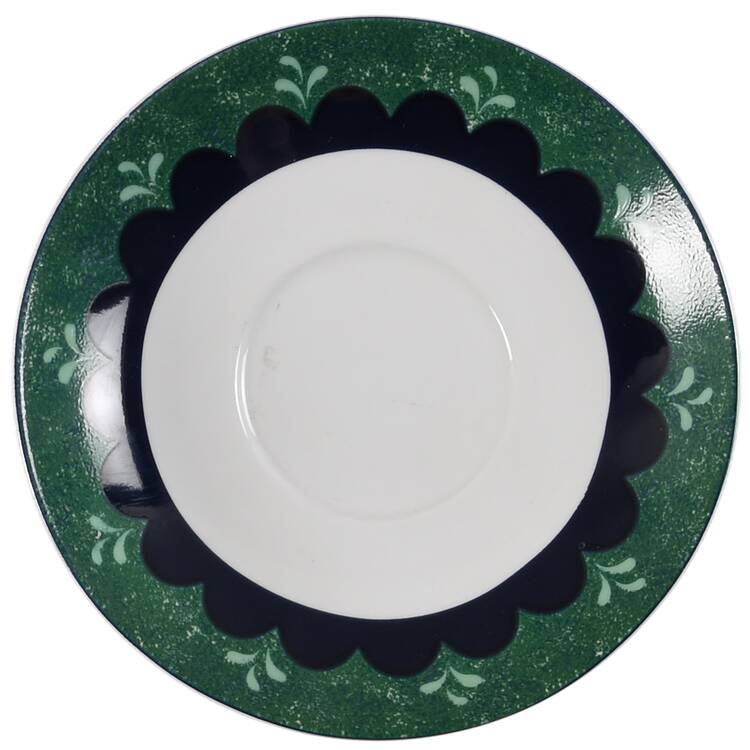 Bedazzle Emerald Saucer for Flat Cup