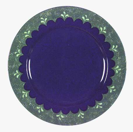 Bedazzle Emerald Salad Plate