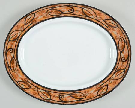 Cafe Java 14" Oval Serving Platter