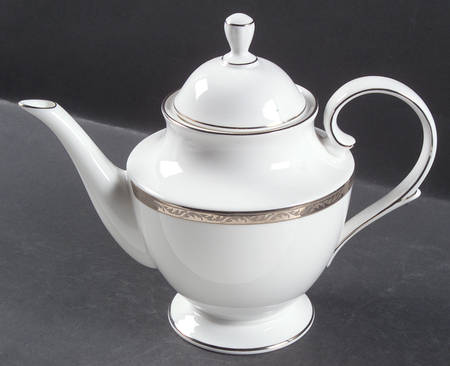 Landmark Platinum Teapot & Lid by Lenox