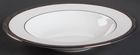 Landmark Platinum Rim Soup Bowl by Lenox