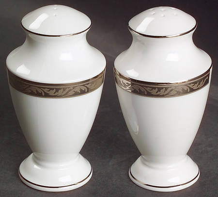 Landmark Platinum Salt & Pepper Set by Lenox