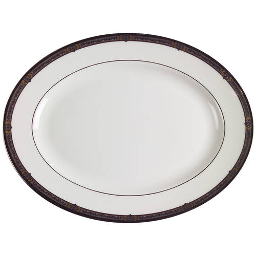 Vintage Jewel 13" Oval Serving Platter