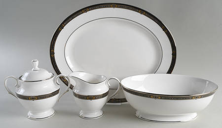 Vintage Jewel 5 Piece Hostess Set
