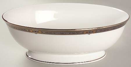 Vintage Jewel 9" Oval Vegetable Bowl