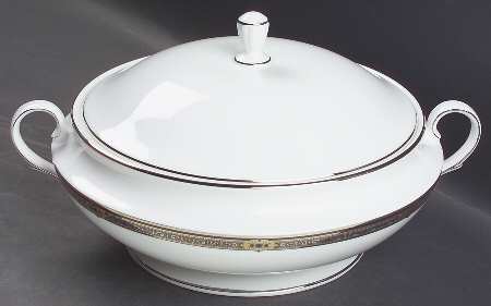 Vintage Jewel Round Covered Vegetable