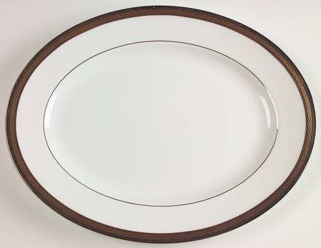 Braided Elegance 13" Oval Serving Platter