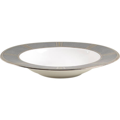 Braided Elegance Rim Soup Bowl