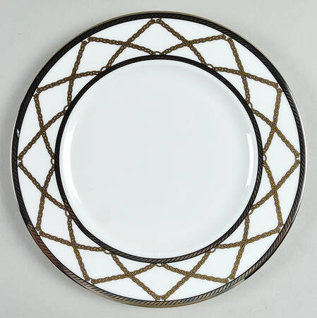 Braided Elegance Accent Luncheon Plate