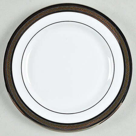 Braided Elegance Bread & Butter Plate