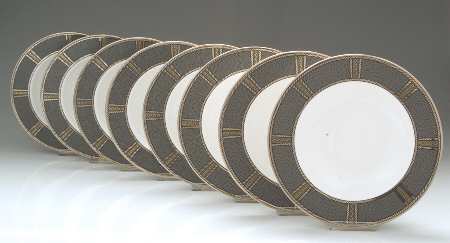 Braided Elegance Rim Soup Bowl - Set of 8