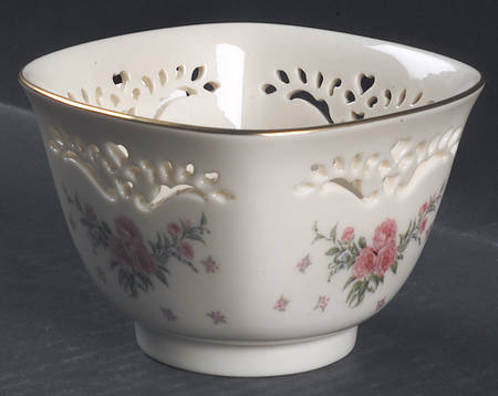 Petite Rose Pierced Treat Bowl