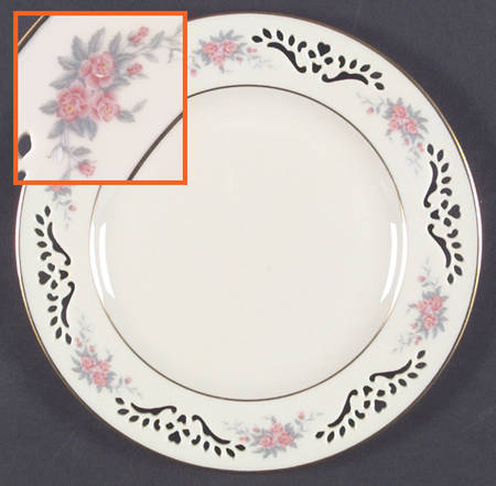 Petite Rose Salad Plate