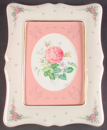 Petite Rose Frame-Holds 5" X 7"