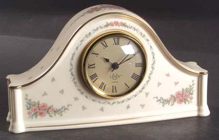 Petite Rose Mantel Clock