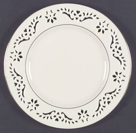 Petite Rose Accent Luncheon Plate
