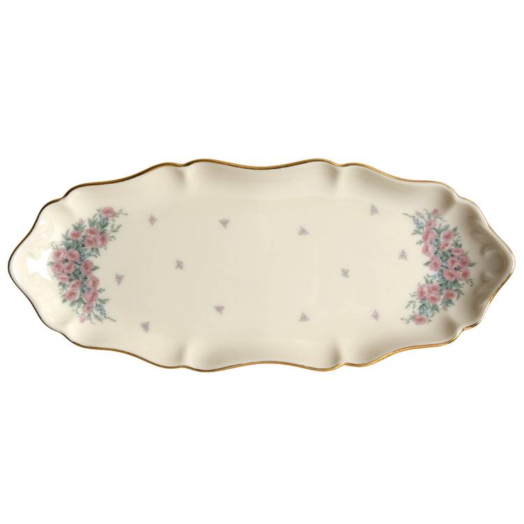 Petite Rose Small Oval Tray