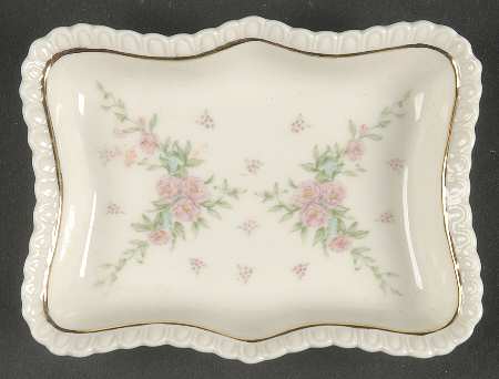 Petite Rose Silver Tray