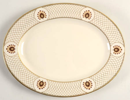Colin Cowie Au Courant 13" Oval Serving Platter