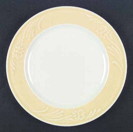 Poppies Rainbow Yellow Service Plate (Charger)