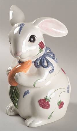 Poppies Barnyard Cookie Jar & Lid #3 by Lenox