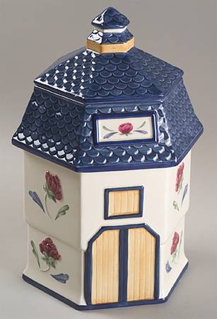 Poppies Barnyard Small Canister & Lid
