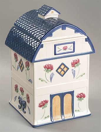 Poppies Barnyard Large Canister & Lid