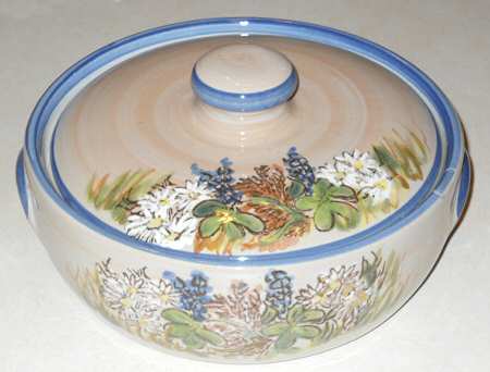 LOU3 1 Qt Round Covered Casserole