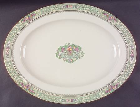 Spring Bounty 15" 1999 Shape Oval Serving Platter