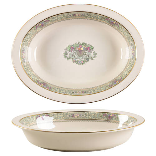 Spring Bounty 9" Oval Vegetable Bowl