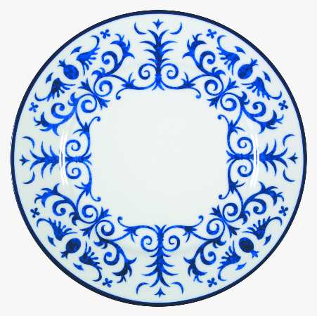Festival White Salad/Dessert Plate
