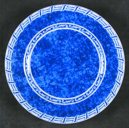 Festival Blue Bread & Butter Plate