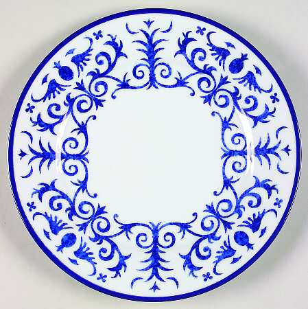 Festival Blue Salad/Dessert Plate
