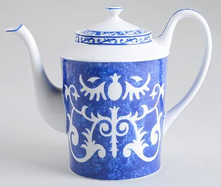 Festival Blue Coffee Pot & Lid