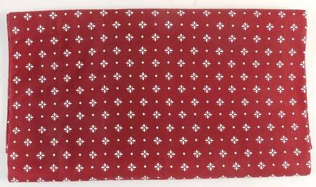 Woven Traditions Red 75" X 18" Curtain/Valance