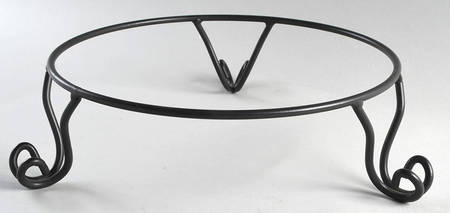 Woven Traditions Red Metal Stand for 12" Salad Serving Bowl