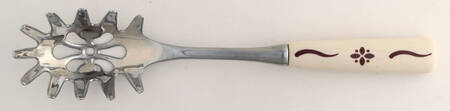 Woven Traditions Red Pasta Serving Spoon