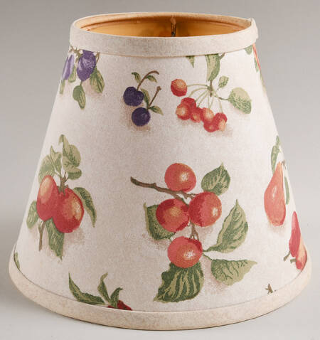 Woven Traditions Red Shade for 14" Electric Lamp
