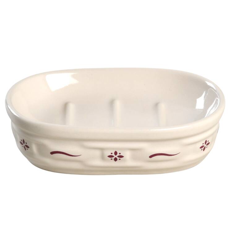 Woven Traditions Red Soap Dish