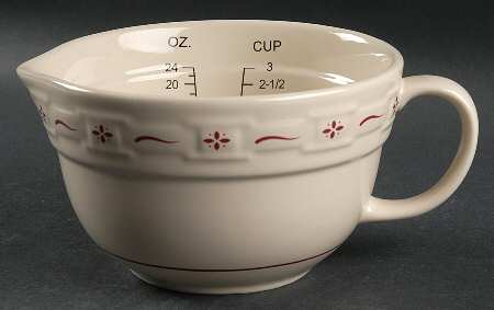 Woven Traditions Red Measuring Cup