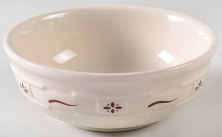 Woven Traditions Red Coupe Cereal Bowl