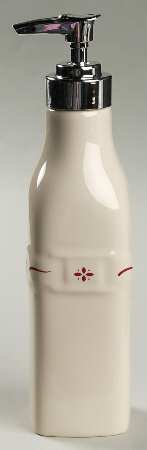 Woven Traditions Red Lotion/Soap Dispenser